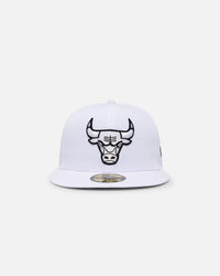 New Era Chicago Bulls 'Core White/Black' 59FIFTY Fitted White/Black