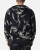 MNML Sun Burned Zip Up Hoodie Washed Black