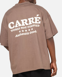 Carre Pocket T-Shirt Brown