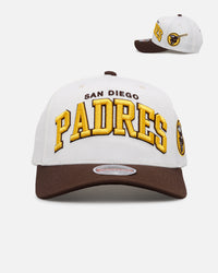 Mitchell & Ness San Diego Padres 'Arch' MVP Snapback Cream
