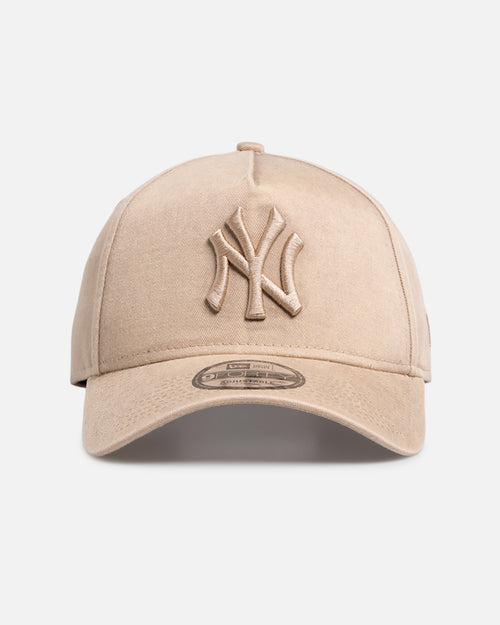 New Era New York Yankees 'Dirty Wash' 9FORTY A-Frame Snapback Camel