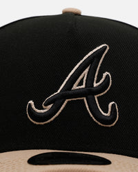 New Era Atlanta Braves 'Desert Nights' 9FORTY A-Frame Snapback Black/Camel