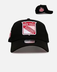 New Era New York Rangers 'Black And Pink' 9FORTY A-Frame Snapback Black/Pink