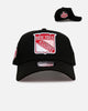 New Era New York Rangers 'Black And Pink' 9FORTY A-Frame Snapback Black/Pink