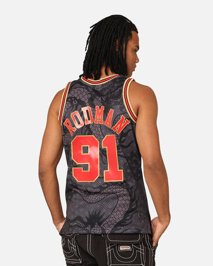 Mitchell & Ness Chicago Bulls Dennis Rodman '97-98 Year of the Dragon Swingman Jersey Black/Red