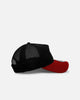 New Era Houston Astros 'Washed Truckers' 9FORTY A-Frame Trucker Snapback Official Team Color