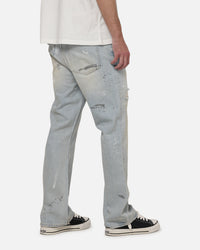 Represent Painted Denim Jeans Coastal Blue