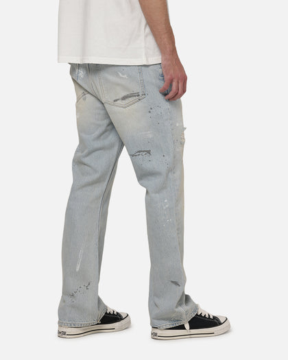 Represent Painted Denim Jeans Coastal Blue