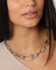 Raising Hell Women's Thick Link Chain White Gold