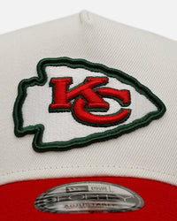 New Era Kansas City Chiefs 'Strawberry' 9FORTY A-Frame Snapback Chrome/Red