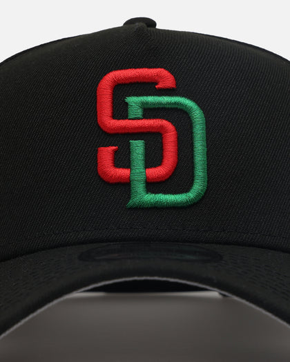 New Era San Diego Padres 'Sugar Skull Side Patch' 9FORTY A-Frame Snapback Black/Red/Green