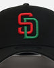 New Era San Diego Padres 'Sugar Skull Side Patch' 9FORTY A-Frame Snapback Black/Red/Green