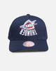 Mitchell & Ness Oklahoma City Thunder 'Upside Down Logo' Pro Pinch Snapback Navy
