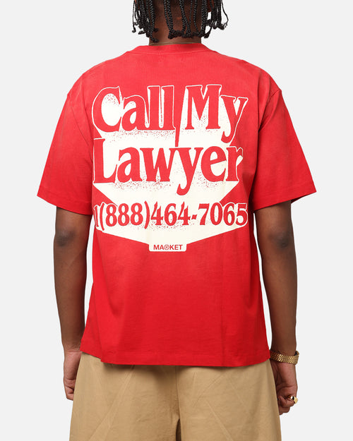 Market Call My Lawyer 3D T-Shirt Red