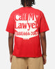Market Call My Lawyer 3D T-Shirt Red