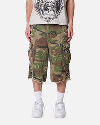MNML Pearled Cargo Shorts Camo