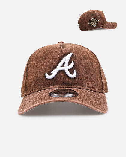 New Era Atlanta Braves 'Washed Walnut' 9FORTY A-Frame Snapback Walnut