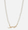 Ed Hardy Scroll Logo Carrie Pearl Necklace Gold