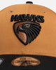New Era Hawthorn Hawks 'AFL 2026' 9FORTY Strapback Med Beige