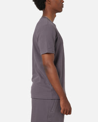 Adidas Trefoil Essentials Waffle T-Shirt Grey Strata