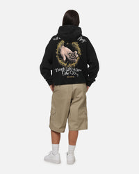 73Studio X The Lord Of The Rings The Ring Hoodie Black Acidwash
