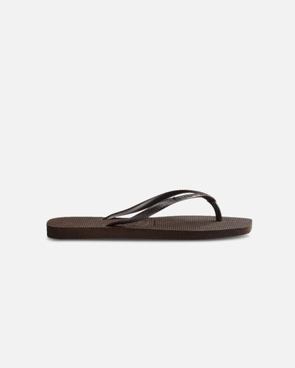 Havaianas Women's Slim Square Thongs Brown