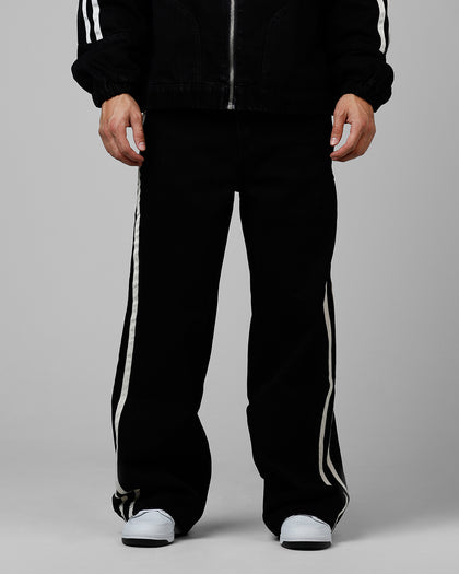Loiter Track Star Denim Jeans Black