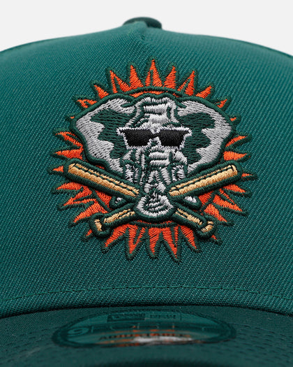 New Era Oakland Athletics 'Citrus 2.0' 9FORTY A-Frame Snapback Dark Green/Orange
