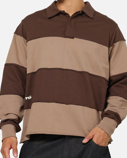 Carre Off Grid Rugby Shirt Brown