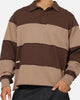 Carre Off Grid Rugby Shirt Brown