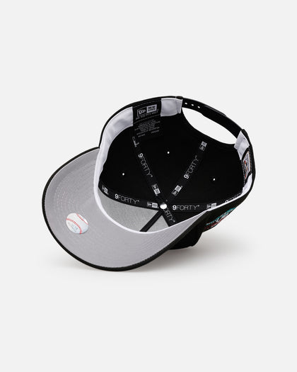 New Era Boston Red Sox 'Black And Team Color' 9FORTY A-Frame Snapback Black/Official Team Color
