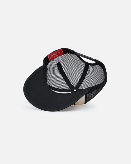 American Needle Sinclair Trucker Snapback Black/Ivory