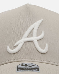 47 Brand Atlanta Braves 'Contemporary Basics' Offside DT Snapback Tan