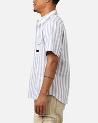 Raised By Wolves Striped Club Shirt Light Blue