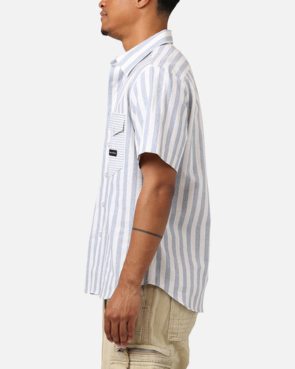 Raised By Wolves Striped Club Shirt Light Blue
