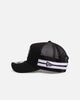 New Era Los Angeles Dodgers 'Stripe' 9FORTY A-Frame Trucker Snapback Black/White