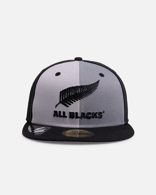 New Era New Zealand All Black 'Mono Pinwheel' 59FIFTY Fitted Grey