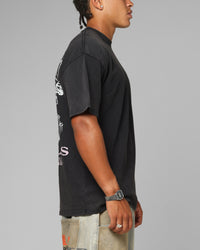 Loiter Dustborn T-Shirt Black Acidwash