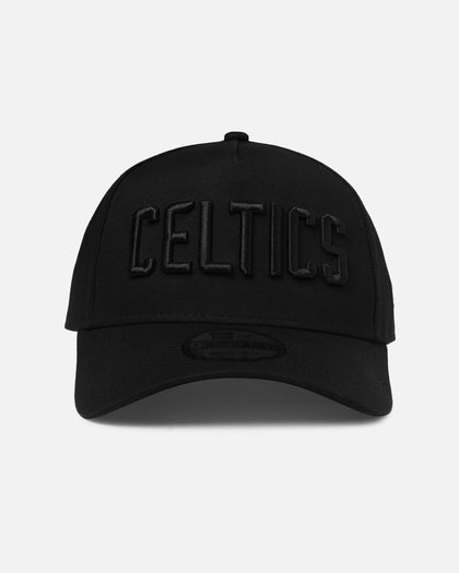 New Era Boston Celtics 'NBA Black On Black' 9FORTY A-Frame Snapback Black