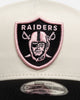 New Era Las Vegas Raiders "Chrome Black Pink" 9Forty A-Frame Snapback White