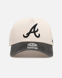 47 Brand Atlanta Braves 'Washed Black Visor' 47 Offside Snapback Natural