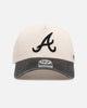 47 Brand Atlanta Braves 'Washed Black Visor' 47 Offside Snapback Natural