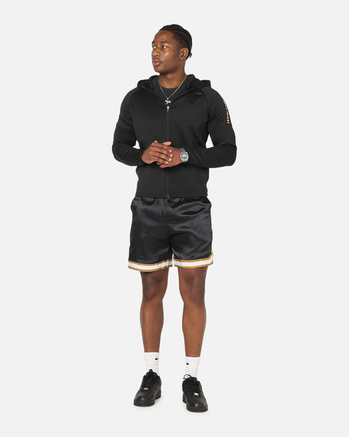 Sik Silk Full Zip Hoodie Black