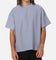 Carre Terry Oversized T-Shirt Blue