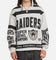 Mitchell & Ness Las Vegas Raiders Letterform Crewneck Grey Marle/Official Team Color