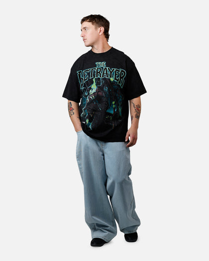 73Studio X World of Warcraft: The Betrayer V2 T-Shirt Black Acidwash