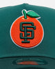 New Era San Francisco Giants 'Citrus 2.0' 9FORTY A-Frame Snapback Dark Green/Orange