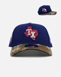 New Era Texas Rangers 'Realtree Visor' 9FORTY A-Frame Snapback Official Team Color