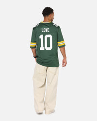 Nike Green Bay Packers Jordan Love #10 Home Game NFL Jersey Green