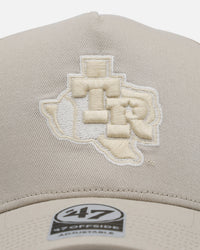 47 Brand Texas Rangers 'Contemporary Basics' Offside DT Snapback Tan